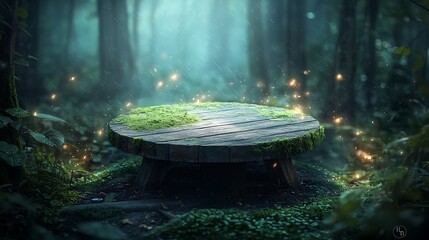 Mystical forest round table