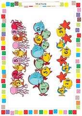 Worksheets for children – kids activity – math