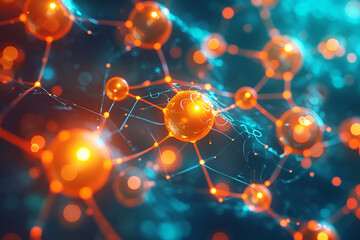 Explore visual wonders of Biotech Cell Interconnected Lines, captivating technology that merges biology and connectivity  