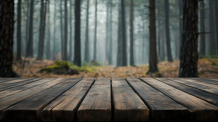 Empty wooden table tops provide a realistic texture for digital images requiring a natural wood background effect instantly [Mechanical Forests] | Cyber Thickets | digital woods. Illustration