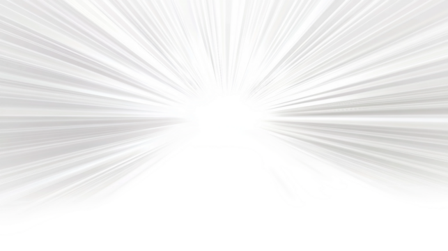 white sun ray light effect Isolated on white and transparent background.