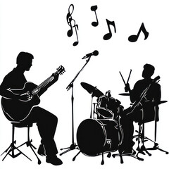 Fototapeta premium musician playing the drums