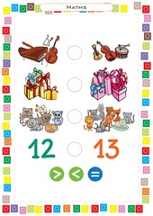 Worksheets for children – kids activity – math