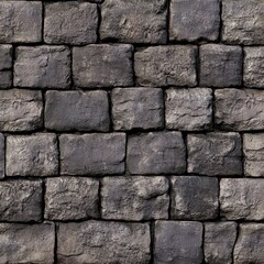Obraz premium Dark gray stone wall texture
