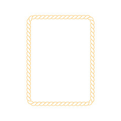rope frame decorative element