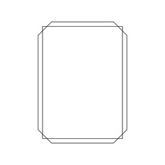 simple outline frame copy space