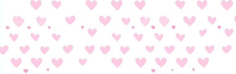 Delicate Pink Hearts Pattern