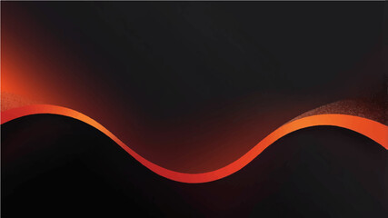 black and red orange gradient smooth background. Abstract background design. Premium black and red orange background design. Illustration. Vector