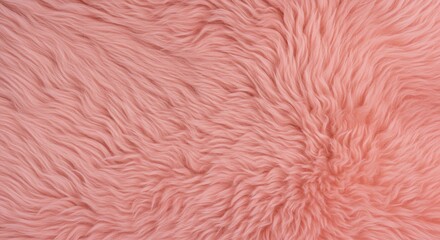 Fototapeta premium Textured Pink Faux Fur Fabric Close-up