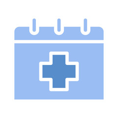 Healthcare Appointment Scheduling Concept Depicted by a Blue Calendar Icon