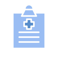 Obraz premium Minimalist medical report design depicting health information and diagnosis