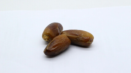 Tunisian dry dates isolated