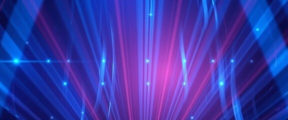 Dynamic Abstract Light Show with Blending Blues and Pinks