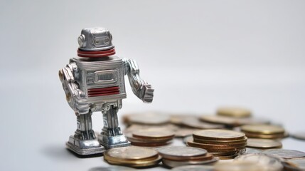 Innovative concept of ai hyperautomation transforming financial advisory services for enhanced client experience