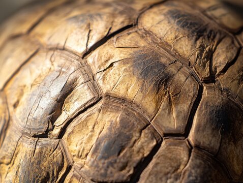 Sunlit Patterns on Turtle Shell
