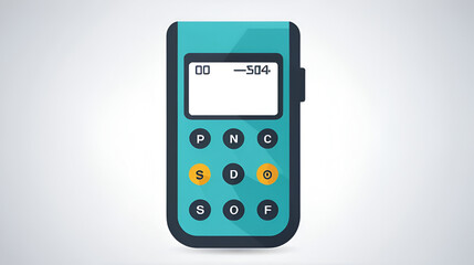 Dosimeter icon single vector illustration