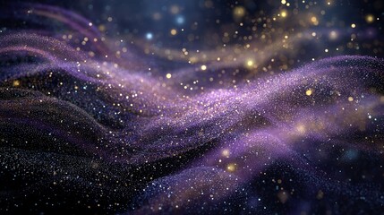 Fototapeta premium Abstract digital illustration of swirling cosmic dust.