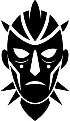 tribal skull with wings