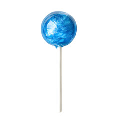 Sweet lollipop isolated on white background