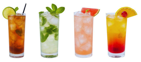 cocktail with lime