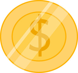 this is the symbol of the gold coin dollar