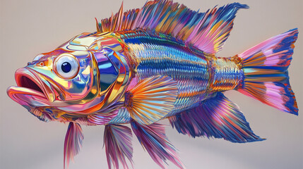 fish on a white background