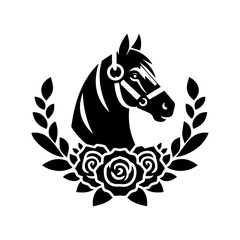 Horse Racing Derby event icon with transparent background