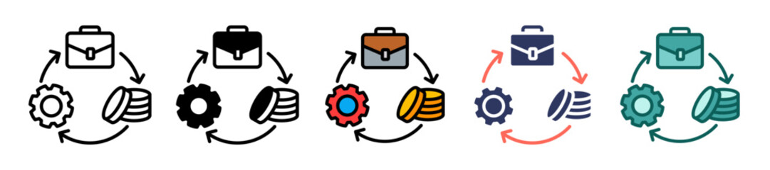 Business Continuity Multiple icon