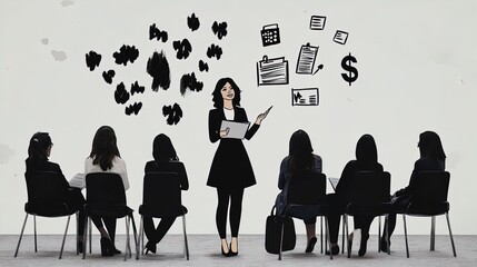 empowering women's financial literacy: join our workshop to foster independence and success – ideal for inspiring poster artwork!