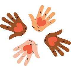 Kindness Hand Illustration