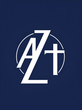 AZT logo. AZT letter. AZT letter logo design. Initials AZT logo linked with circle and uppercase monogram logo. AZT typography for technology, business and real estate brand.