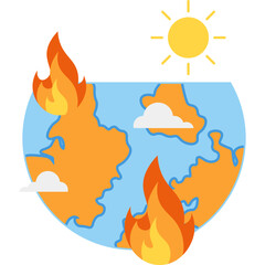 Global Warming Illustration