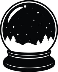 Snow Globe Silhouette