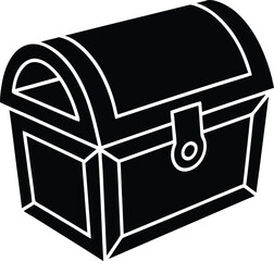 Treasure Chest Silhouette