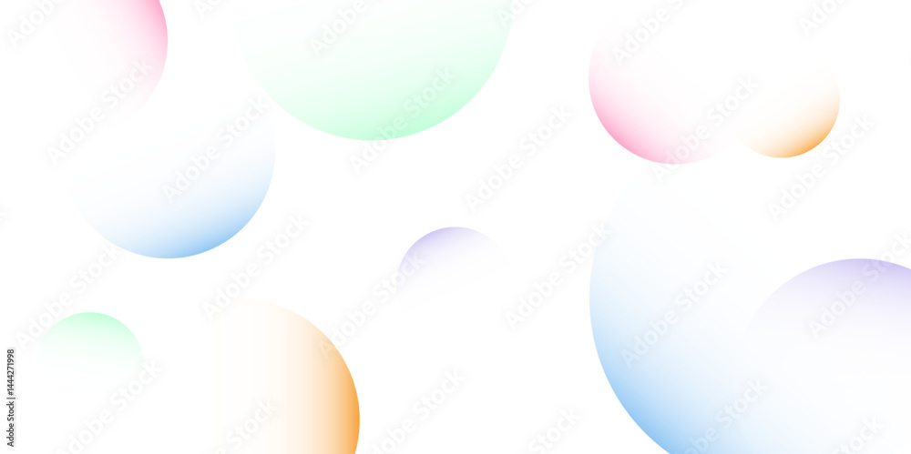 Poster Abstract white background with gradient circle ring. Spiral sound wave rhythm line dynamic shape. abstract background, Vector illustration design for presentation, banner, cover, poster, texture Etc.