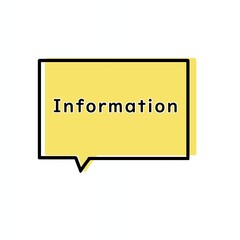 Information　ふきだし