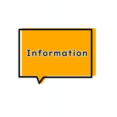 Information　ふきだし