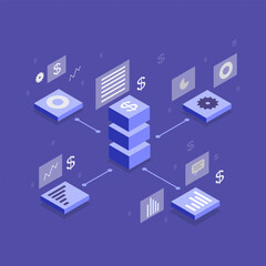  Financial transaction network with dollar data exchange