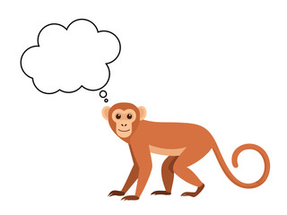 Animal thinking bubble