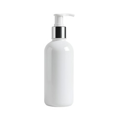 empty cosmetic bottle isolated on transparent png