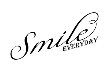 Smile EVERYDAYの、おしゃれなロゴマーク
