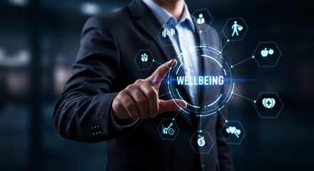 Enhancing wellbeing through technology business innovations in health office environment digital interaction professional perspective