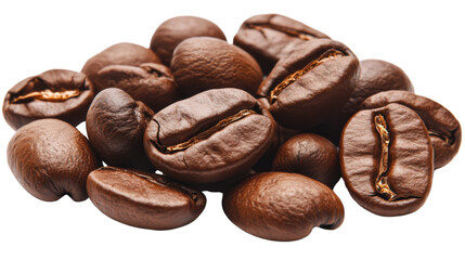 Obraz premium coffee beans isolated on white background 