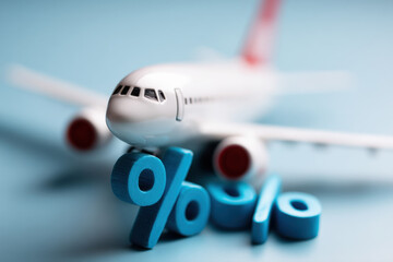 Low-cost airfare concept symbolizing budget airlines, flight savings, travel tips, loyalty programs, and promotional deals