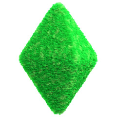 Green Grass Diamond Shape