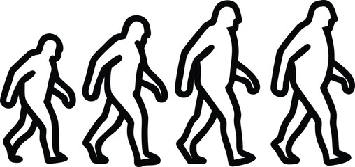 Epic Bigfoot Silhouette Vector Collection Featuring Forest, Mountain, and Mythical Cryptid Scenes in Minimalist Black Style