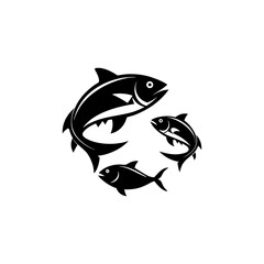 vector illustration of a fish