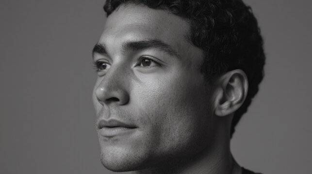 capture portrait of person engaged in physical activity with soft-focus background ensuring minimalistic composition