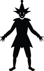 Clown Silhouette 