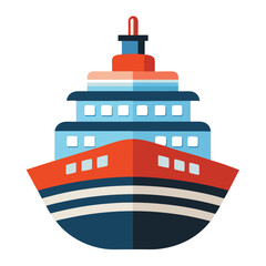 Vessel icon isolated on white background